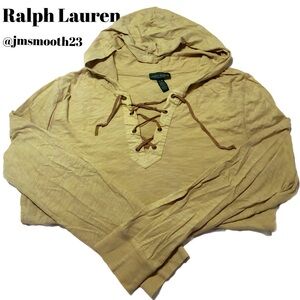 ⬇️ Lauren Ralph Lauren "tie me up" top size xl